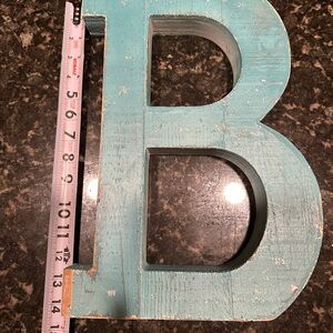 Hobby Lobby Teal Letter 'B'